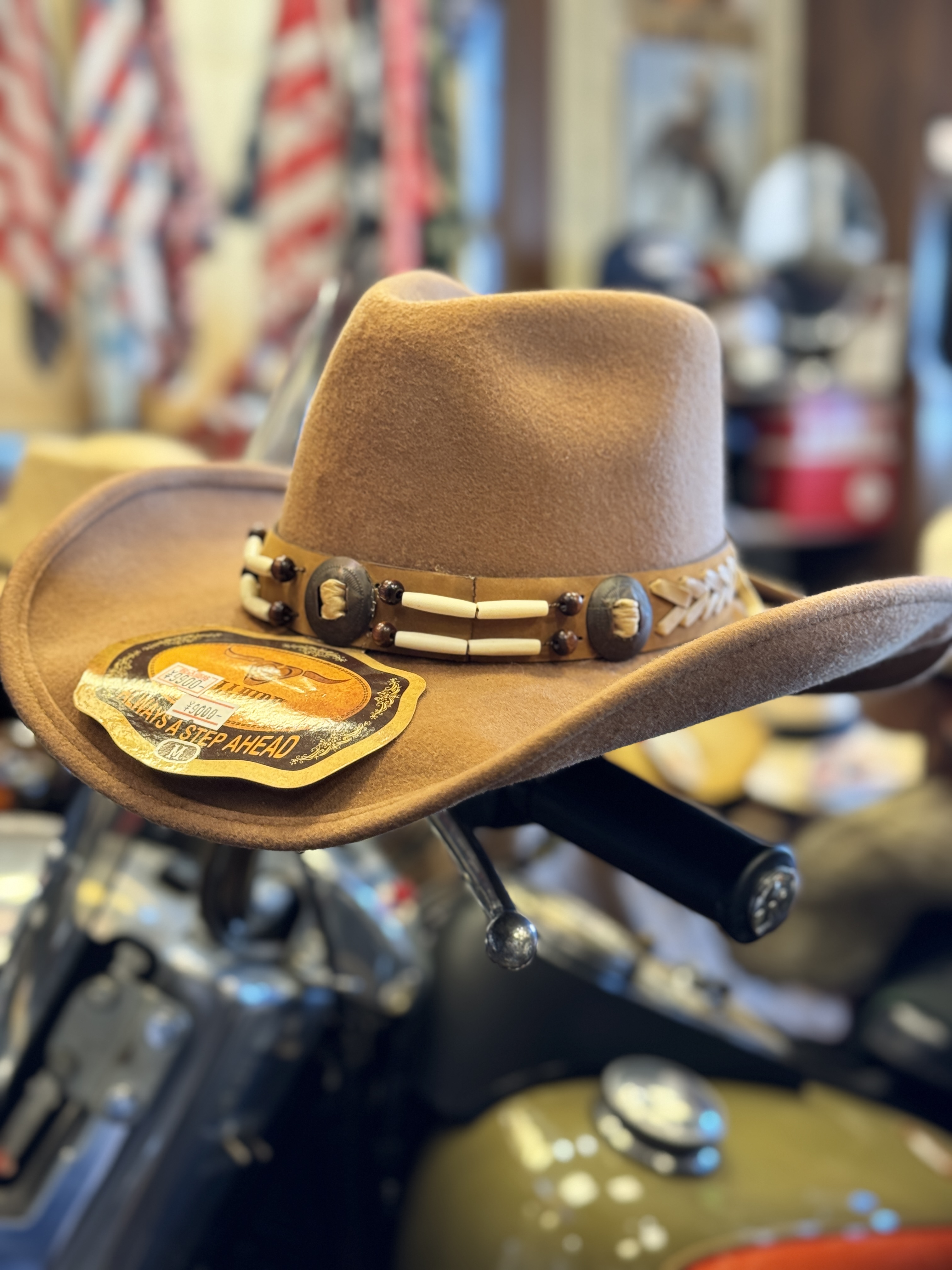 Bull hide クラッシャブル ウエスタンハット 61cm Bull hide クラッシャブル ウエスタンハット 61cm